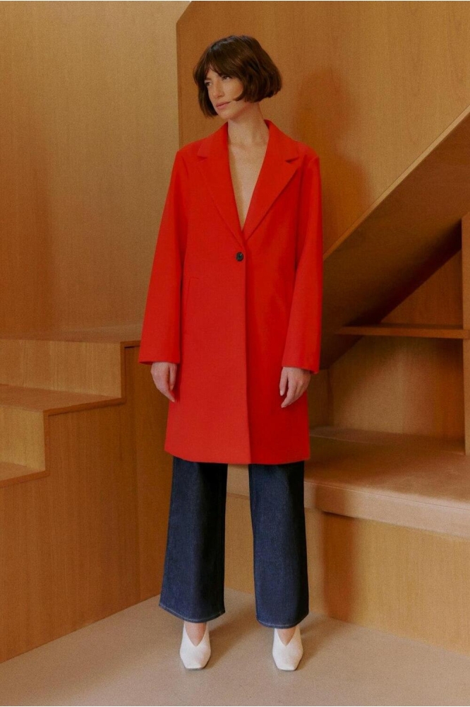 VMVINCEMARI COAT GA BOO 10322893 Fiery Red